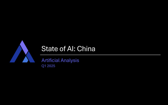Artificial Analysis – State of AI: China, Q1 2025 