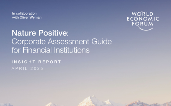 World Economic Forum – Nature Positive: Corporate Assessment Guide for Financial Institutions 