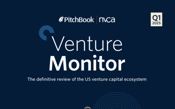 PitchBook, NVCA, J.P. Morgan, Dentons, Deloitte – Venture Monitor, Q1 2025 
