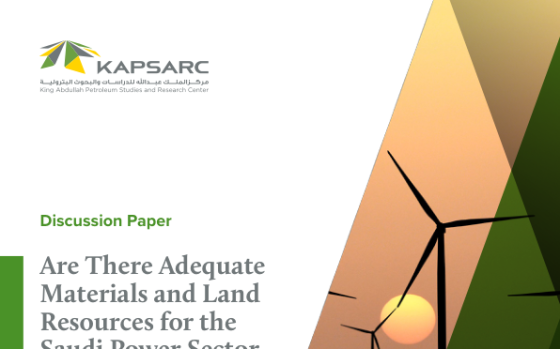 KAPSARC – Are There Adequate Materials and Land Resources for the Saudi Power Sector to Achieve Net Zero by 2060? 