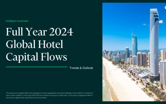 CBRE – Global Hotel Capital Flow, 2025 