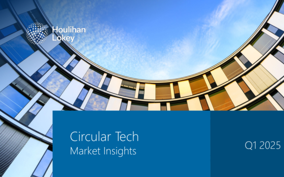 Houlihan Lokey – Circular Tech Market Insights, Q1 2025 