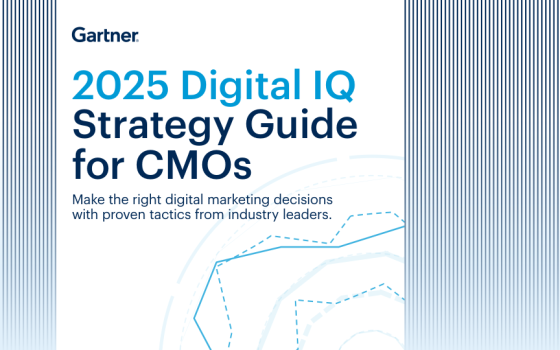Gartner – 2025 Digital IQ Strategy Guide for CMOs 