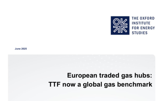 OIES – European Traded Gas Hubs: TTF Now a Global Gas Benchmark, Jun 
