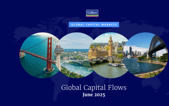 Colliers – Global Capital Flows, Jun 2025 