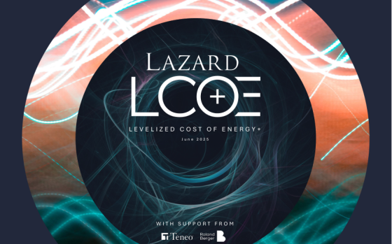 Lazard – Levelized Cost of Energy, Jun 2025 