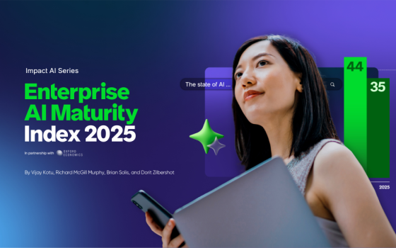 Oxford Economics – Enterprise AI Maturity Index, 2025 