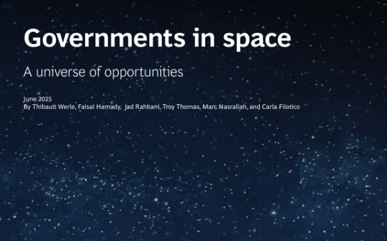 Boston Consulting Group – Governments in Space: A Universe of Opportunities 