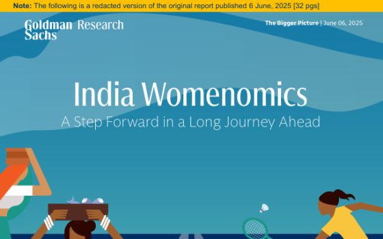 Goldman Sachs – India Womenomics, Jun 2025 