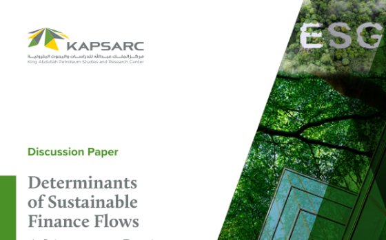 KAPSARC – Determinants of Sustainable Finance Flows: A Literature Review 