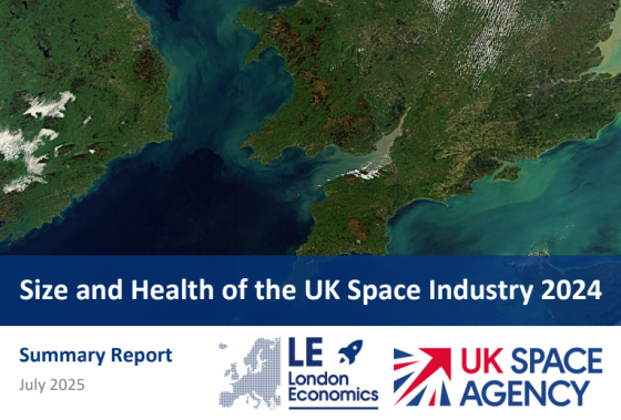 London Economics – Size and Health of the UK Space Industry 2024 Summary Report 
