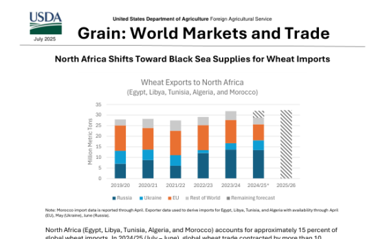 USDA – Grain: World Markets and Trade, Jul 2025 