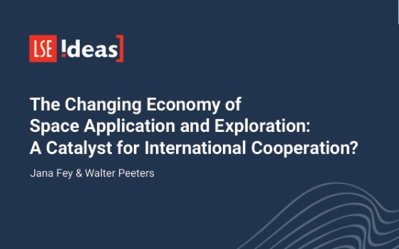 Jana Fey & Walter Peeters – The Changing Economy of Space Application and Exploration: A Catalyst for International Cooperation?, 2024 
