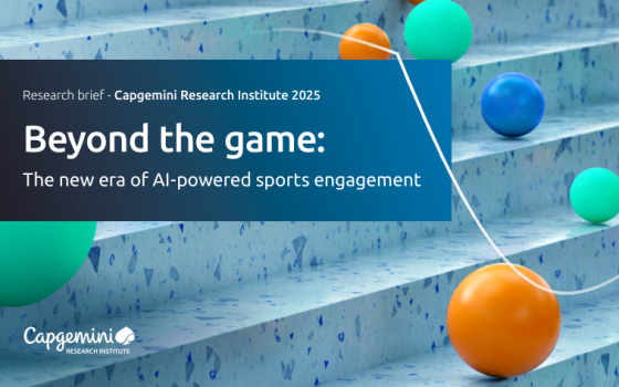 Capgemini – Beyond the Game: The New Era of AI-Powered Sports Engagement 