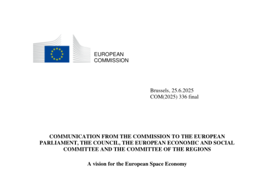 European Commission – A Vision for the European Space Economy 
