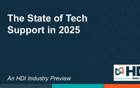 HDI – The State of Tech Support in 2025 