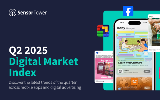 Sensor Tower – Digital Market Index, Q2 2025 