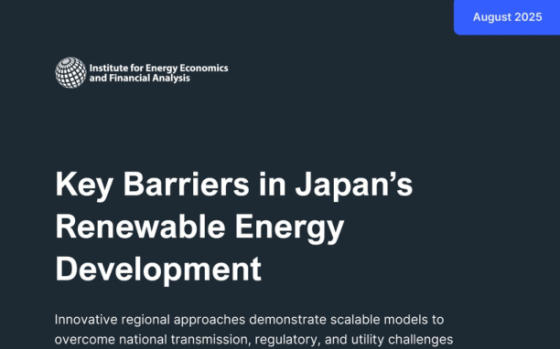 IEEFA – Key Barriers in Japan’s Renewable Energy Development, Aug 