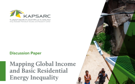 Kapsarc – Mapping Global Income and Basic Residential Energy Inequality 