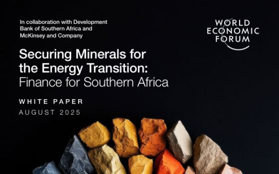 World Economic Forum – Securing Minerals for the Energy Transition: Finance for Southern Africa 