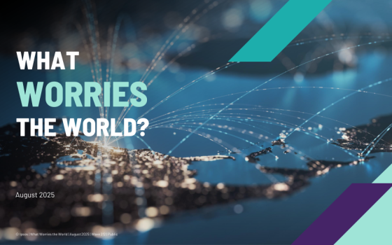 Ipsos – What Worries the World, Aug 2025 