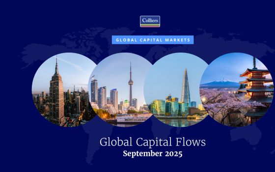 Colliers – Global Capital Flows, Sep 2025 