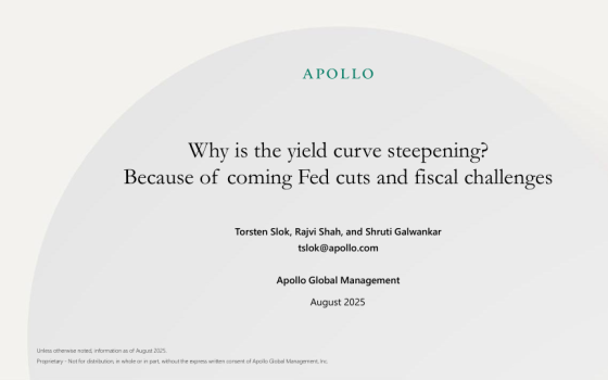 Apollo Global Management – Why Is the Yield Curve Steepening? 