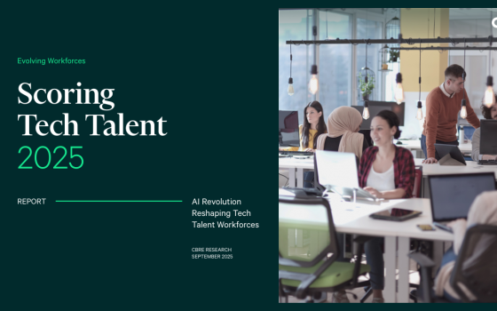 CBRE – Scoring Tech Talent, Sep 2025 