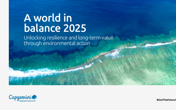 Capgemini – A World in Balance, 2025 