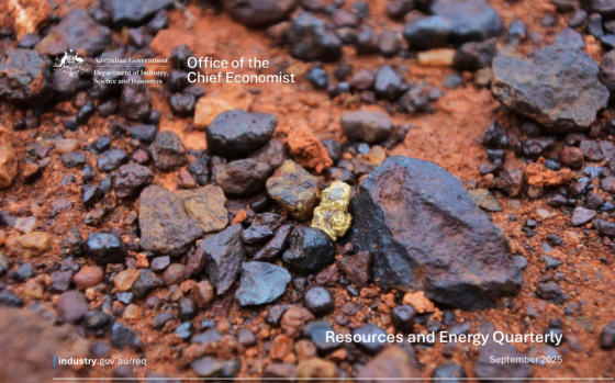 Department of Industry, Science and Resources – Resources and Energy Quarterly, Sep 2025 