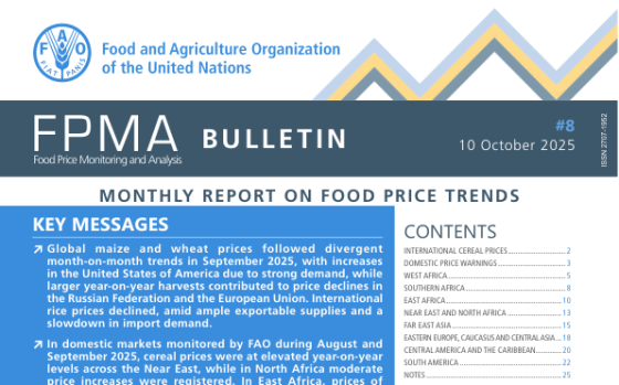 FAO – Monthly Report on Food Price Trends, Oct 2025 