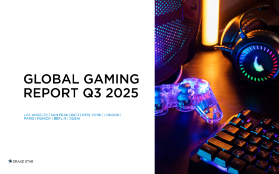 Drake Star – Global Gaming Report, 3Q 2025 
