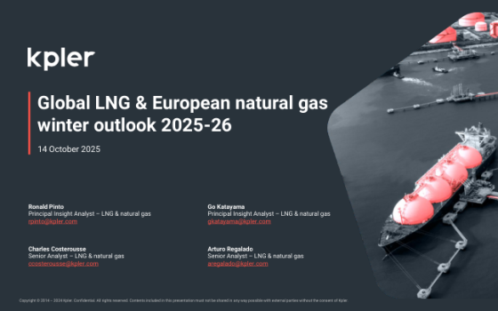 Kpler – Global LNG & European Natural Gas Winter Outlook, 2025-26 