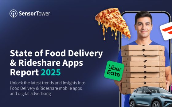 Sensor Tower – State of Food Delivery & Rideshare Apps Report, 2025 