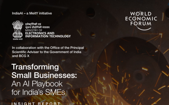 World Economic Forum – Transforming Small Businesses: An AI Playbook for India’s SMEs 