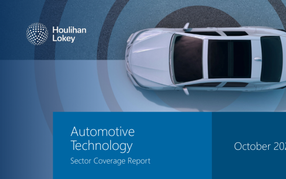 Houlihan Lokey – Automotive Technology, Oct 2025 