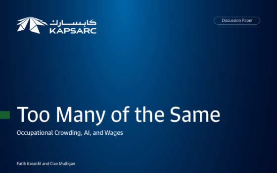 KAPSARC – Too Many of the Same: Occupational Crowding, AI, and Wages 