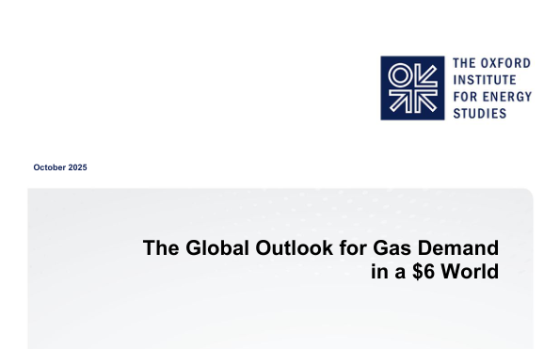 OIES – The Global Outlook for Gas Demand in a $6 World, Oct 2025 