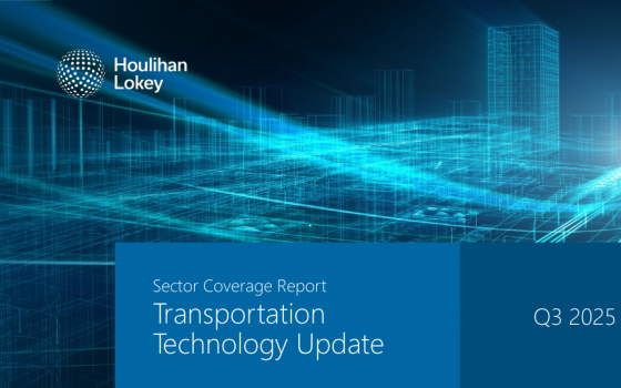 Houlihan Lokey – Transportation Technology Update, 3Q 2025 