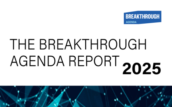 IEA – The Breakthrough Agenda Report, 2025 