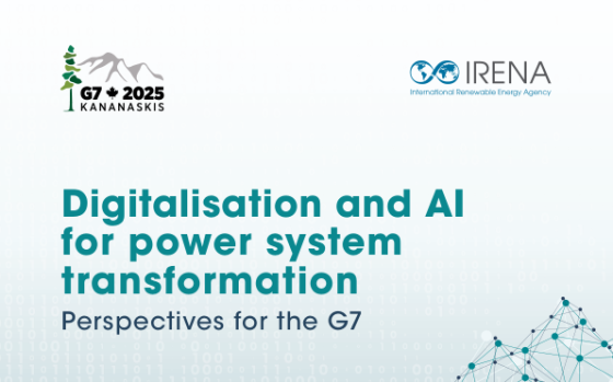 IRENA – Digitalisation and AI for Power System Transformation: Perspectives for the G7 