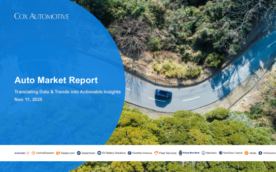 Cox Automotive – Auto Market Report, Nov 2025 