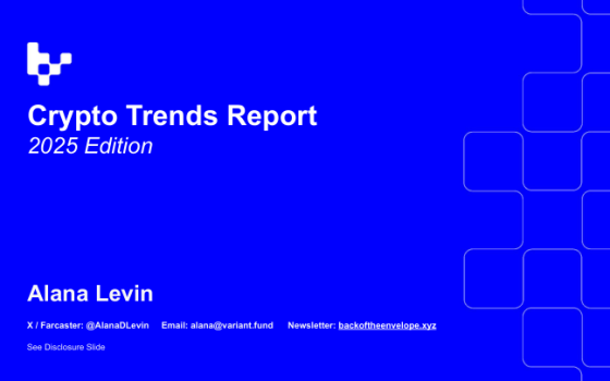 Alana Levin – Crypto Trends Report, 2025 