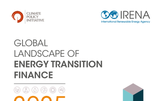 IRENA – Global Landscape of Energy Transition Finance 2025 