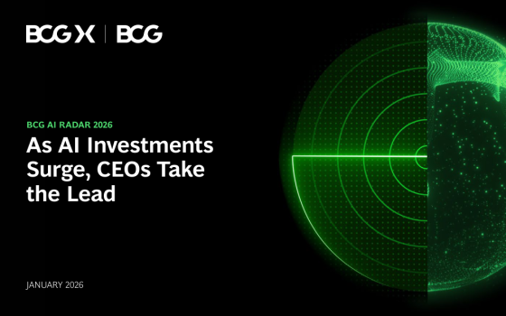 BCG – BCG AI Radar 2026: As AI Investments Surge, CEOs Take the Lead, Jan 2026 