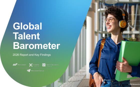 ManpowerGroup – Global Talent Barometer, 2026 