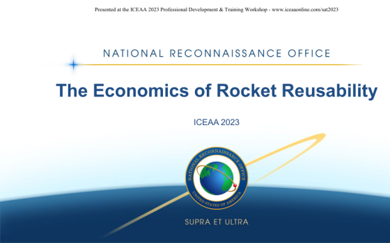 NRO CAAG – The Economics of Rocket Reusability 