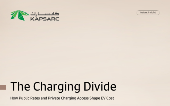 KAPSARC – The Charging Divide: How Public Rates and Private Charging Access Shape EV Costs 