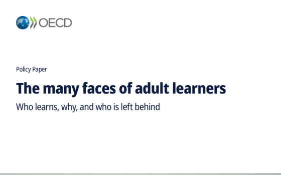 OECD – The Many Faces of Adult Learners: Who Learns, Why, and Who Is Left Behind, 2026 