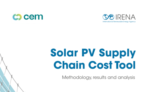 IRENA – Solar PV Supply Chain Cost Tool: Methodology, Results and Analysis 